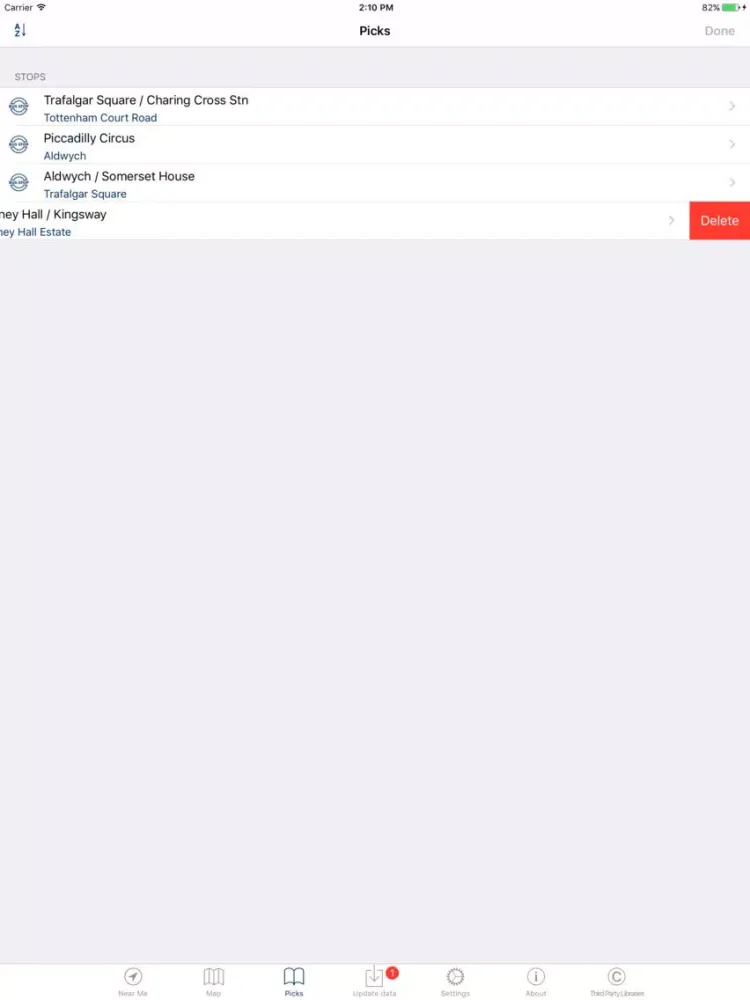 London Bus Live Departures iPad  سکرین شاٹس