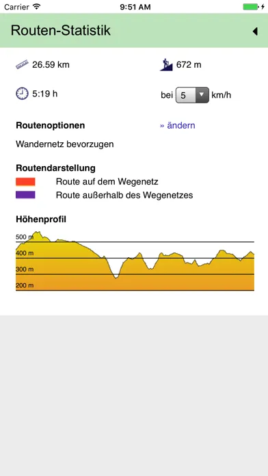 Скриншоты Wanderroutenplaner NRW mobil