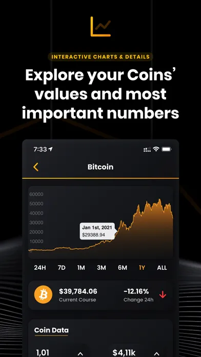 Zrzuty ekranu CoinFolio - Crypto Portfolio