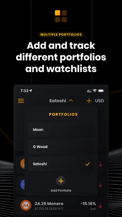Zrzuty ekranu CoinFolio - Crypto Portfolio