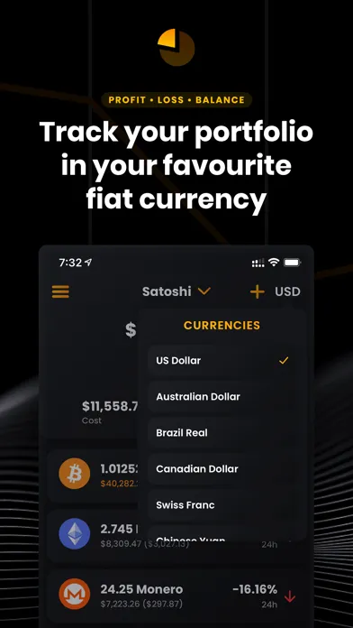 Zrzuty ekranu CoinFolio - Crypto Portfolio