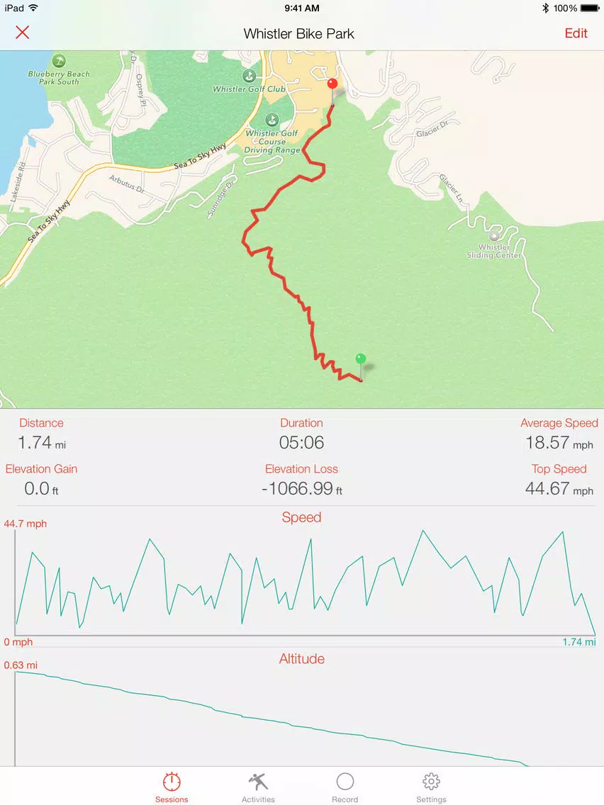 Crono - Sports GPS Tracker iPad 应用截图