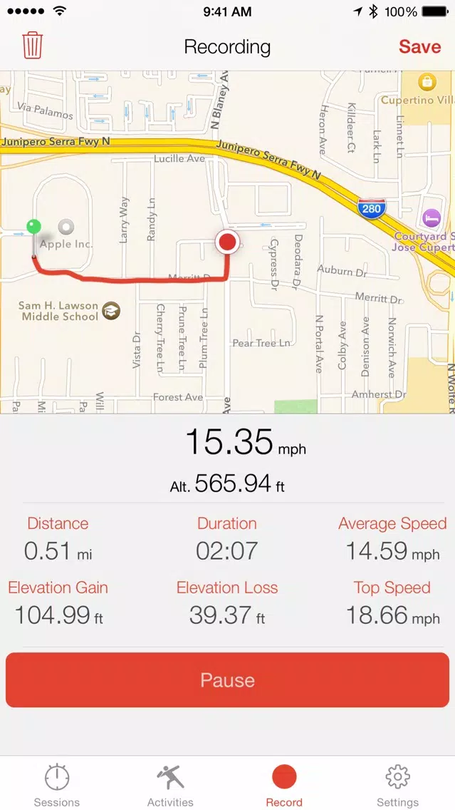 Crono - Sports GPS Tracker应用截图