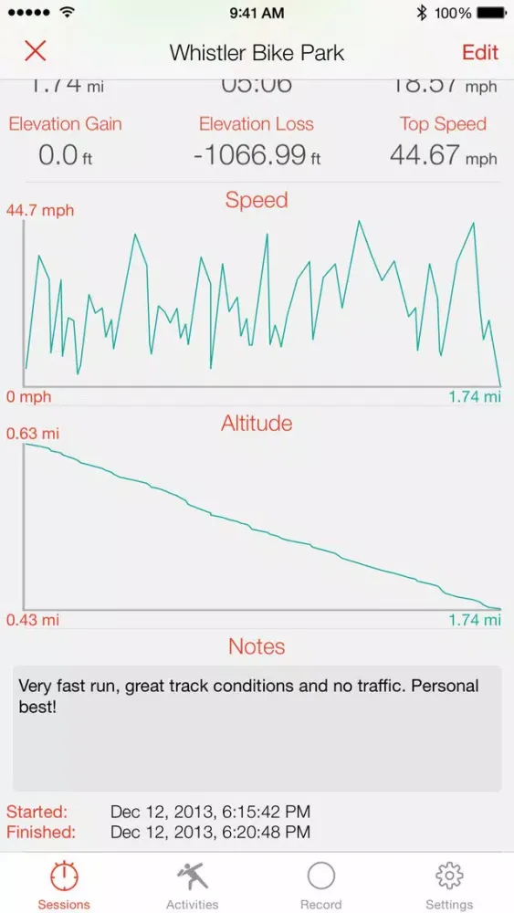 Crono - Sports GPS Tracker স্ক্রিনশট