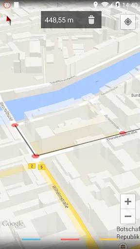 Maps Measure Screenshots