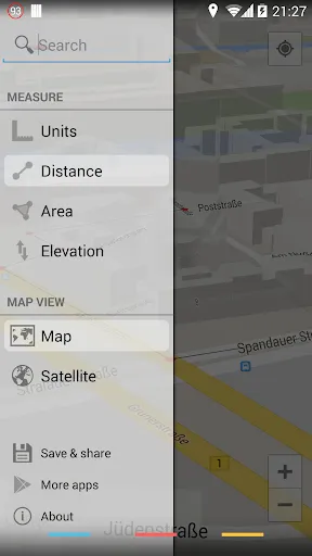 Maps Measure Screenshots