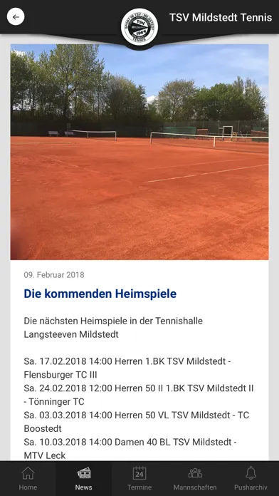 TSV Mildstedt Tennis স্ক্রিনশট