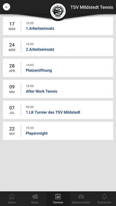 TSV Mildstedt Tennis স্ক্রিনশট