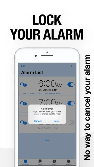 Lockable Alarm Clock স্ক্রিনশট