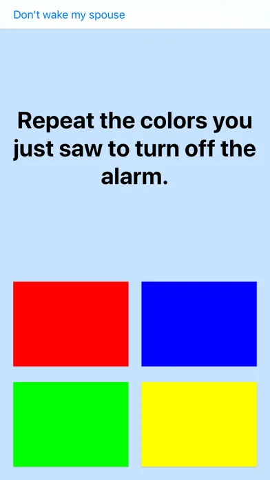 Tangkapan layar Memory Alarm Clock