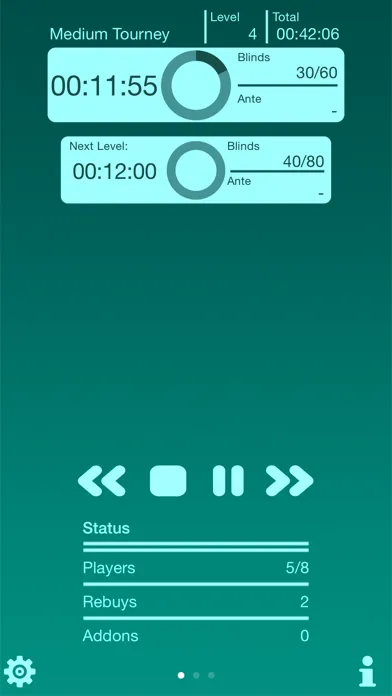 Poker Tournament Blind Timer 스크린샷