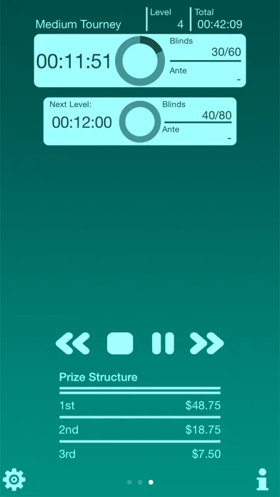 Poker Tournament Blind Timer 스크린샷