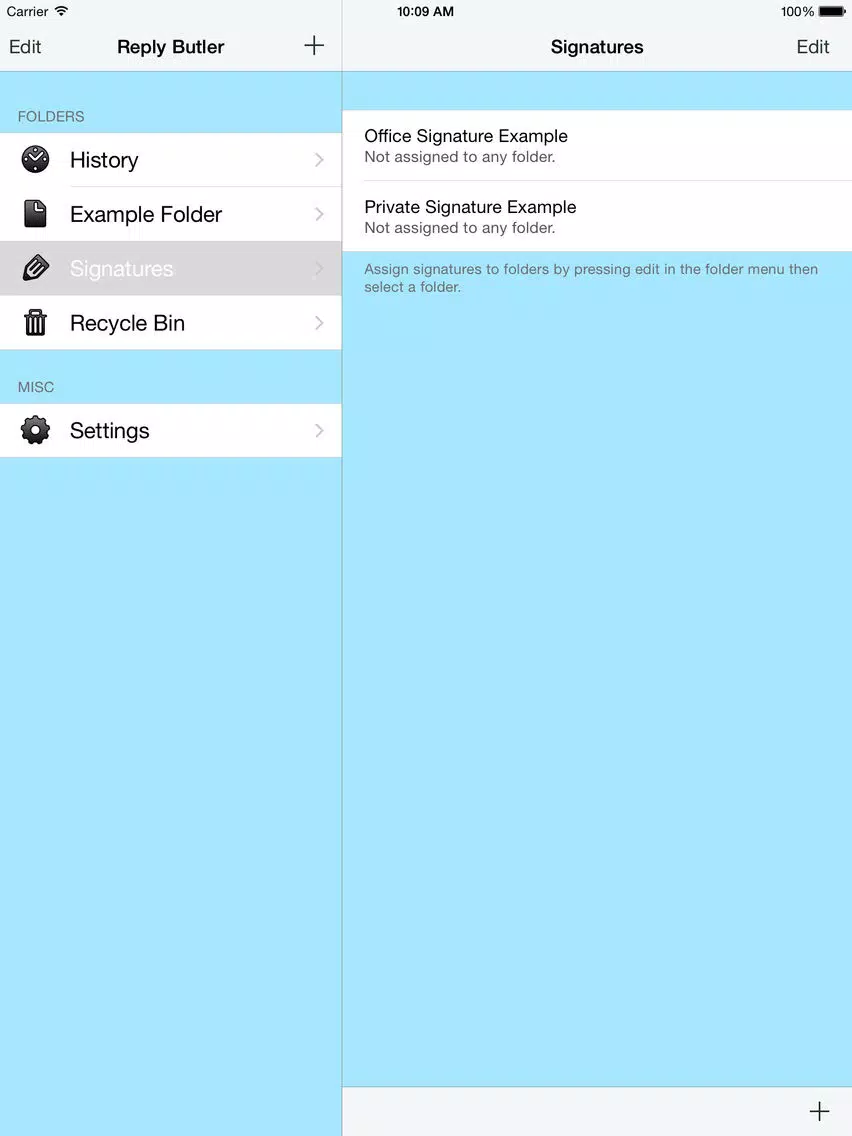 Reply Butler - Text Snippets for Customer Support iPad  Screenshots