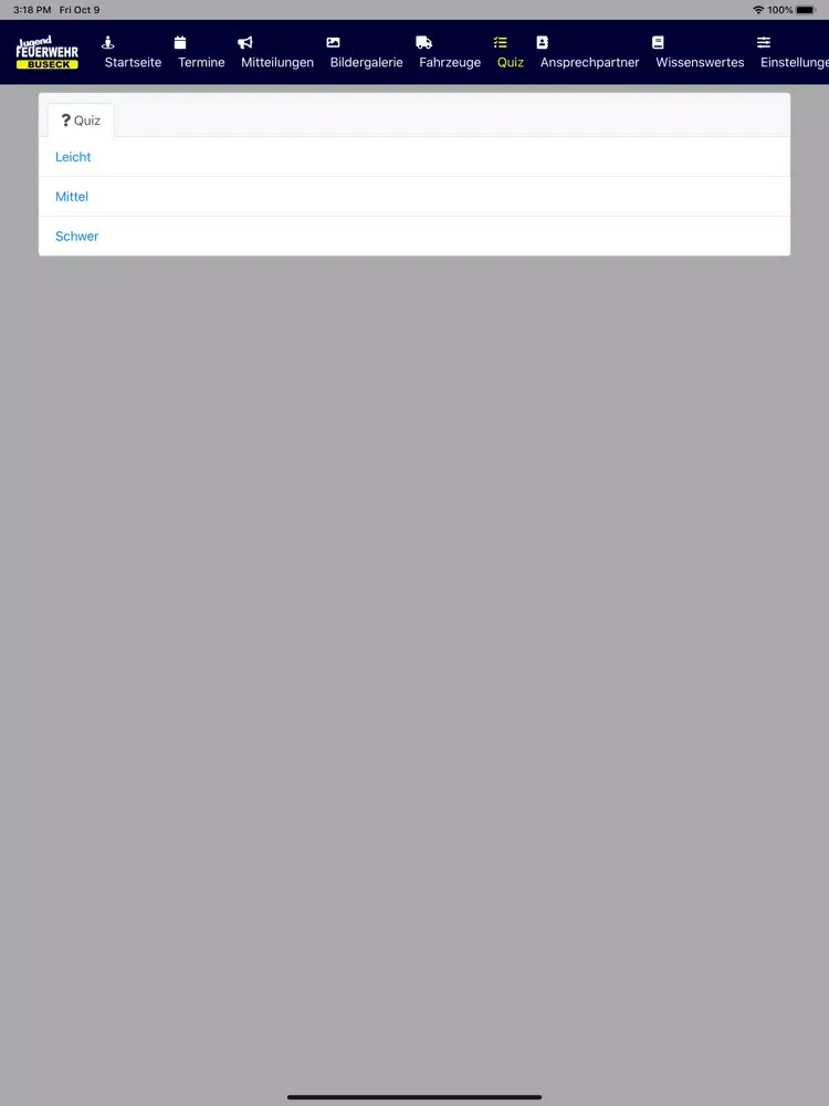 Скриншоты Jugendfeuerwehr Buseck iPad 