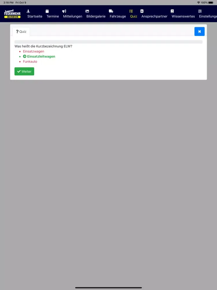 Скриншоты Jugendfeuerwehr Buseck iPad 