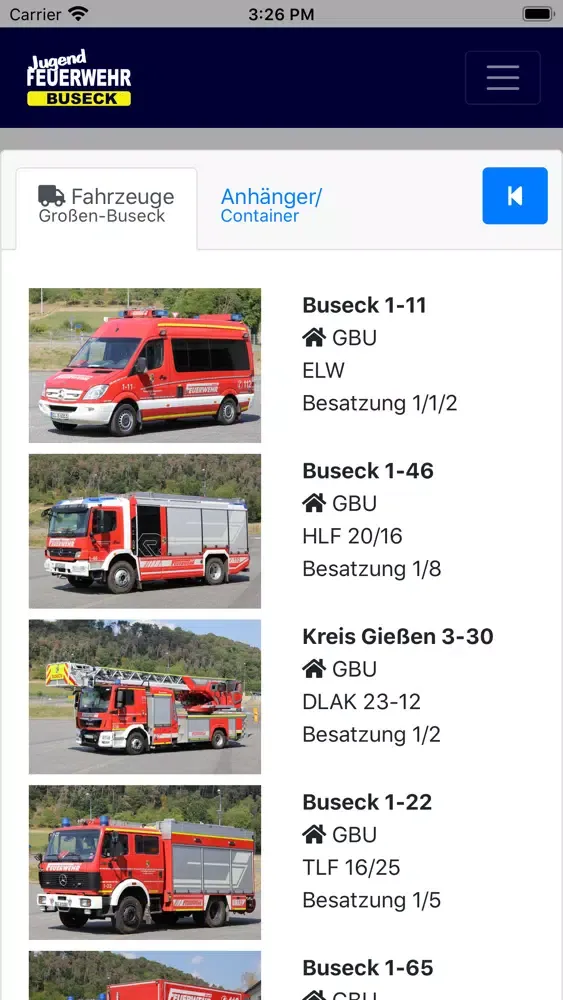 Скриншоты Jugendfeuerwehr Buseck