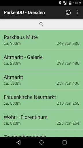 ParkenDD Ekran Görüntüleri