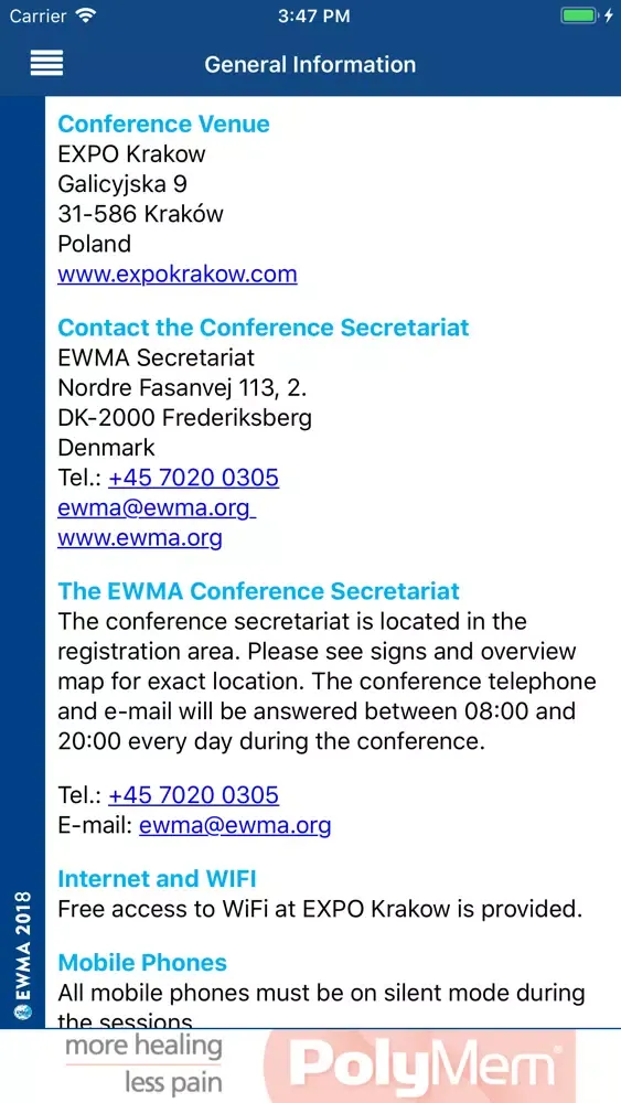 تصاویر EWMA 2018