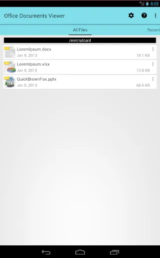 Office Documents Viewer Screenshots
