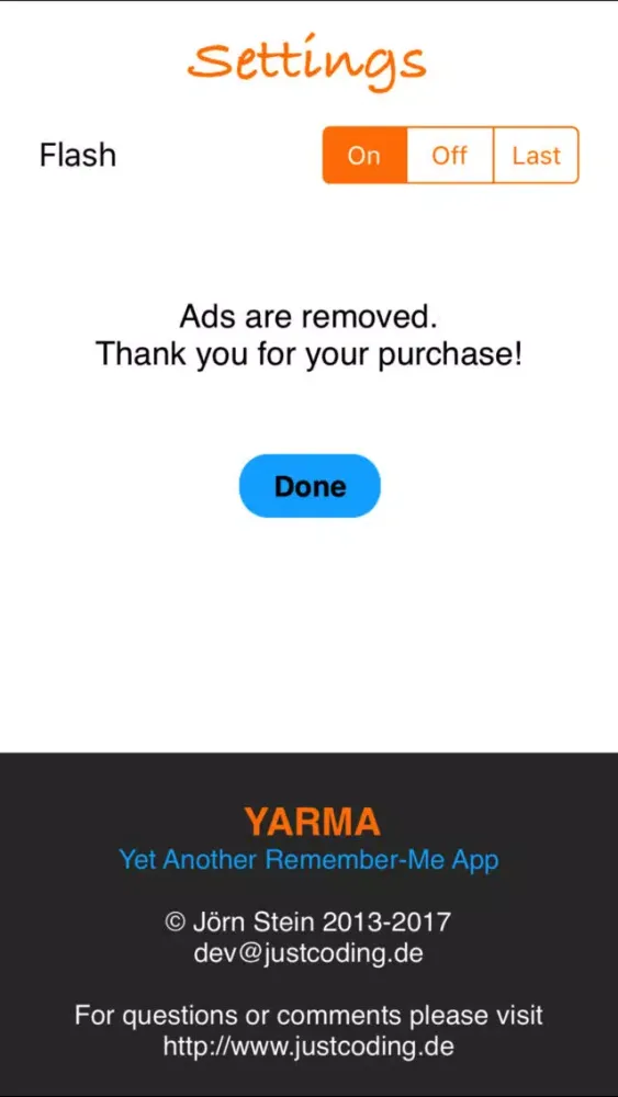 Yarma - Yet Another Remember-Me App Screenshots