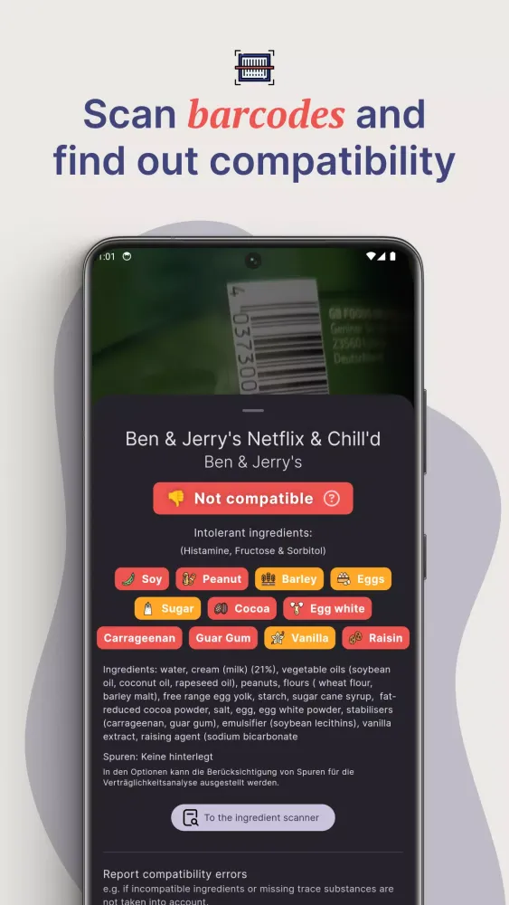 InTolerApp Screenshots