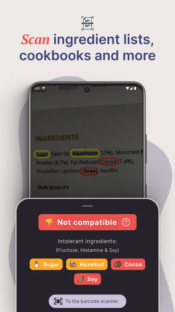 InTolerApp Screenshots