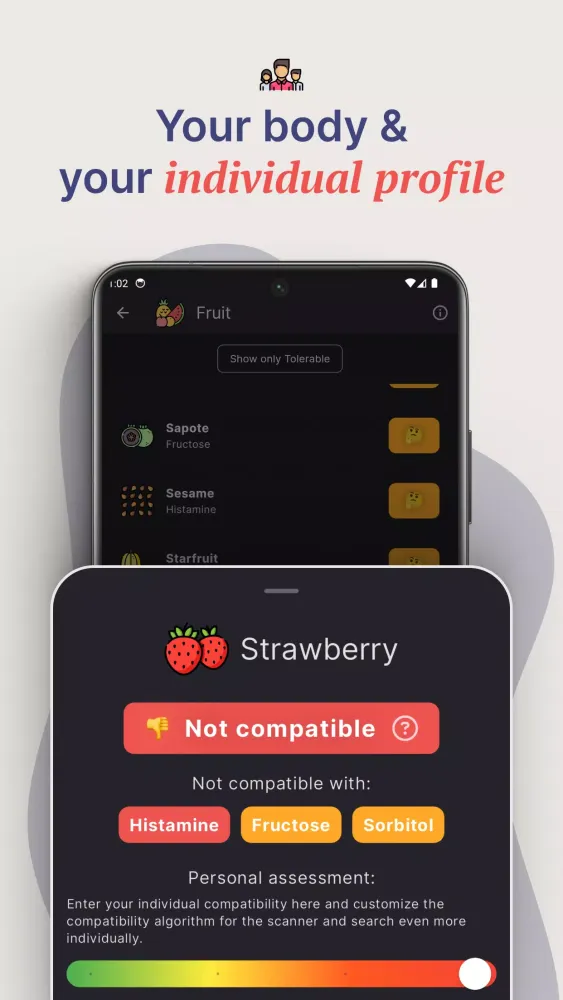 InTolerApp Screenshots