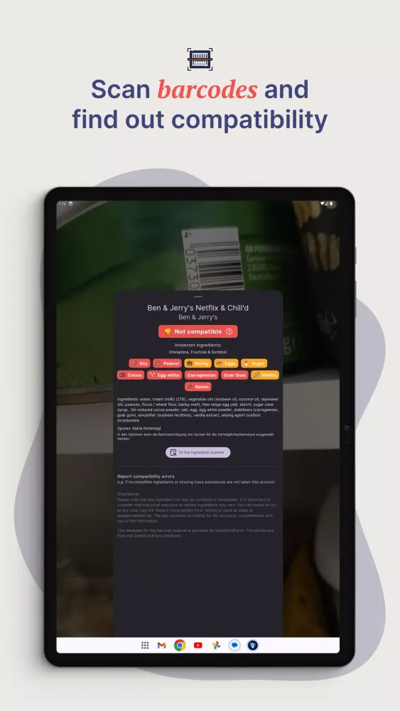 InTolerApp Screenshots