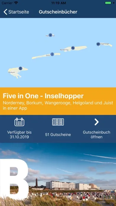 InselApp - Urlaubsgutscheine स्क्रीनशॉट