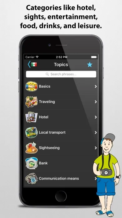 Phrasebook - over 30 languages স্ক্রিনশট