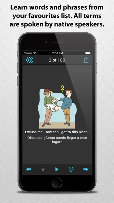 Phrasebook - over 30 languages স্ক্রিনশট