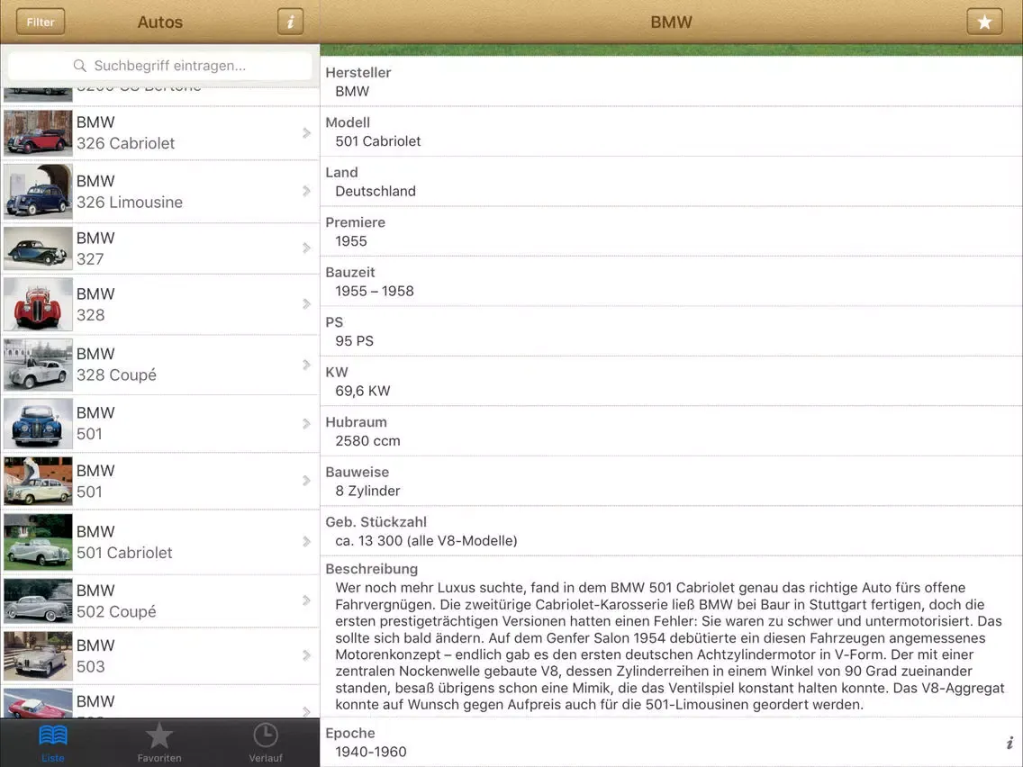 Скриншоты 1000 Automobile aus aller Welt iPad 