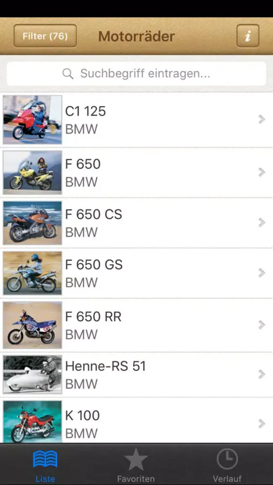 1000 Motorräder Screenshots