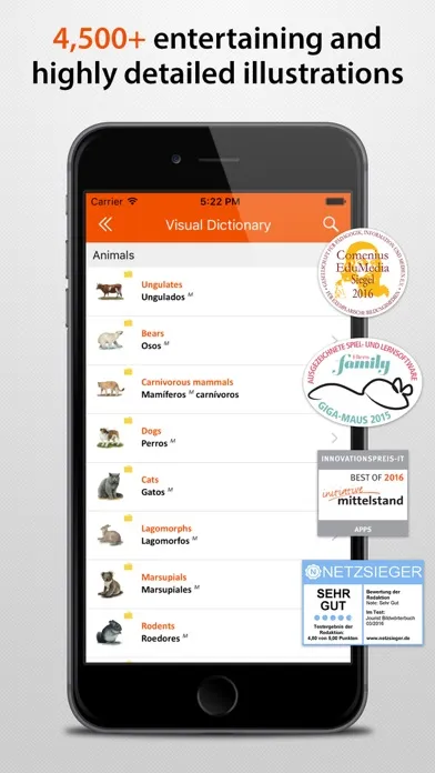 JOURIST Visual Dictionary سکرین شاٹس