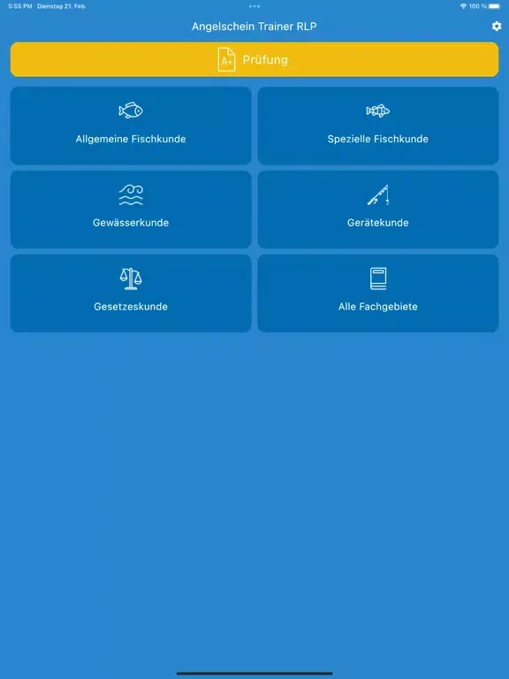 Zrzuty ekranu Angelschein Trainer RLP iPad 