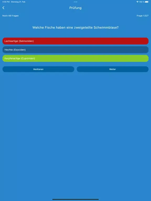 Zrzuty ekranu Angelschein Trainer RLP iPad 