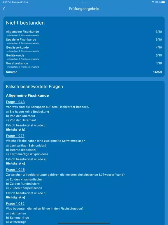 Zrzuty ekranu Angelschein Trainer RLP iPad 