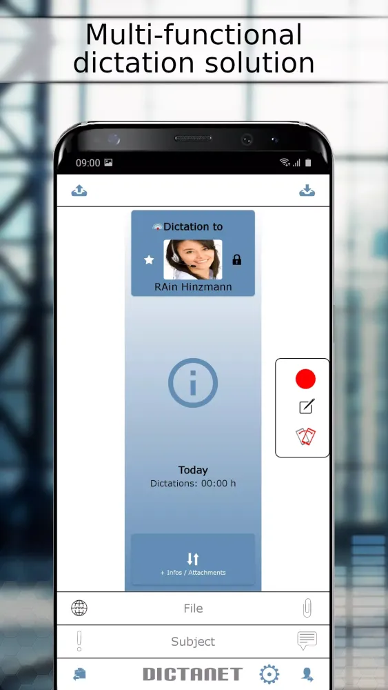 DictaNet App Screenshots