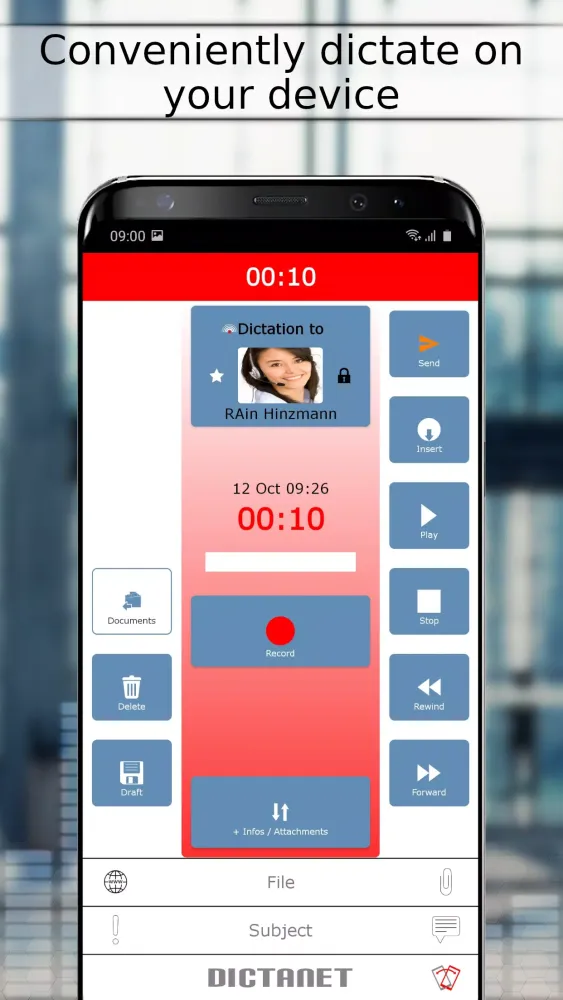 DictaNet App Screenshots