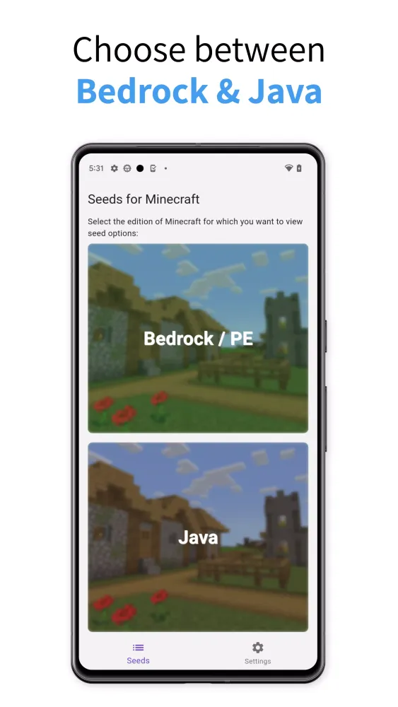 Seeds for Minecraft Screenshots