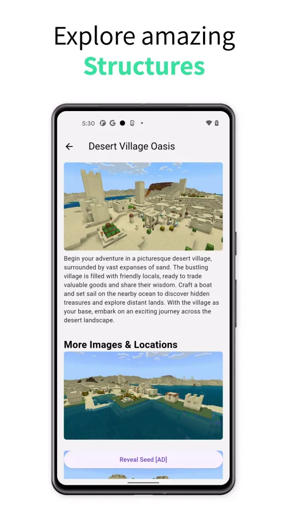 Seeds for Minecraft Screenshots