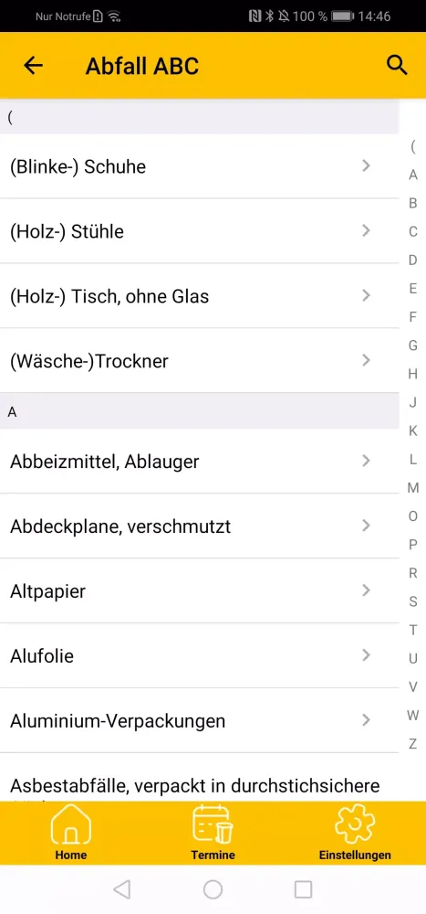 Abfall App LK Freudenstadt Screenshots