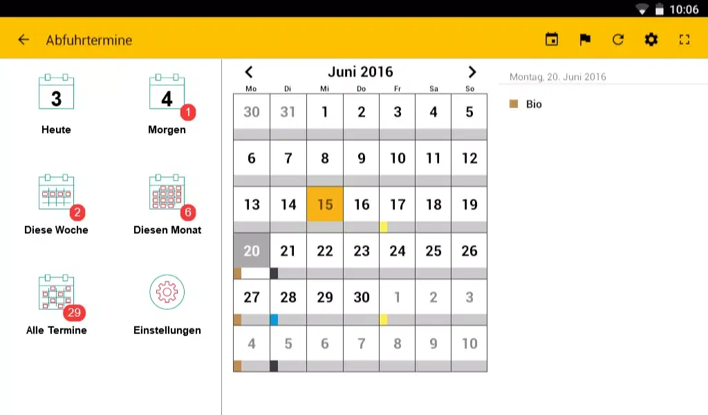 Abfall App LK Freudenstadt Screenshots