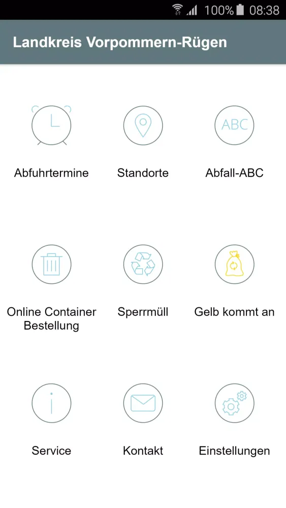 Abfall App Screenshots