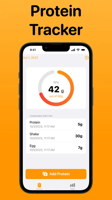 Protein Tracker.应用截图