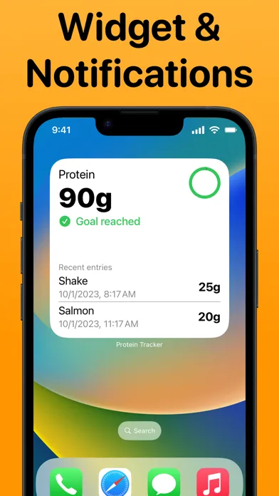 Protein Tracker.应用截图