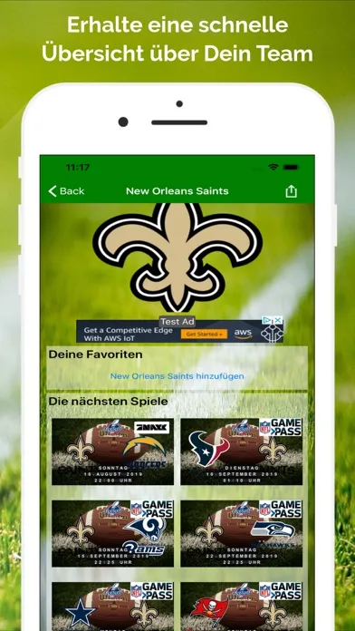 Football im TV live স্ক্রিনশট