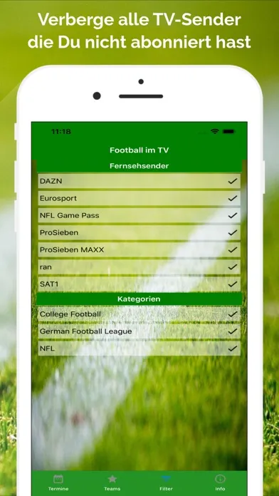 Football im TV live স্ক্রিনশট