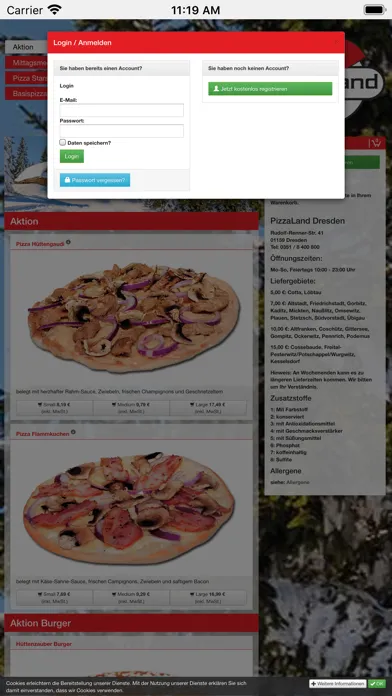 PizzaLand - Dresden Ekran Görüntüleri
