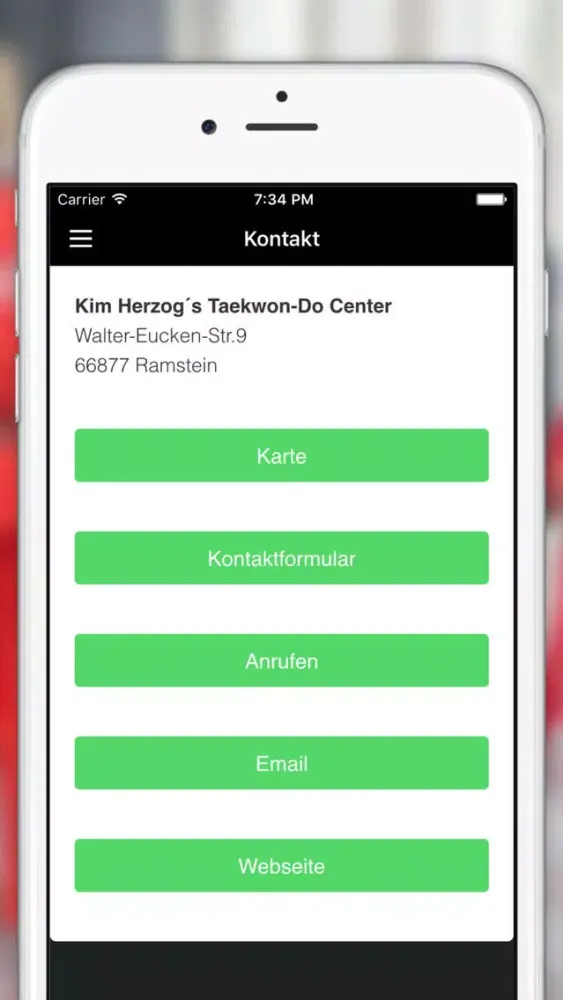 Tangkapan skrin Taekwon-Do Center